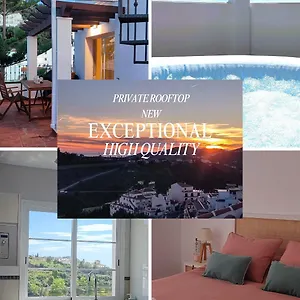  Appartement Penthouse With Hot Tub And Air Conditioning Offering Breathtaking Panoramic Mountain And Sea Views